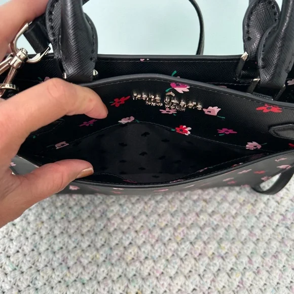 Kate Spade Staci Ditsy Buds Medium Satchel - Picture 3 of 6